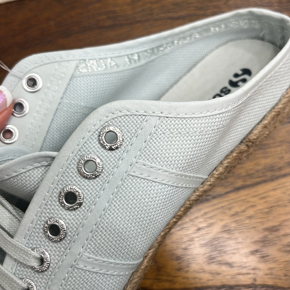 Brand NEW Superga Fantasia Espadrille Slide Sneakers Size 8 - Picture 4 of 6